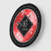 Elegant 40th Ruby Wedding Jubileum Celebration Grote Klok (Hoek)