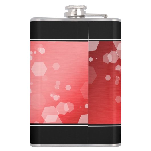 Elegant 40th Ruby Wedding Jubileum Celebration Heupfles (Achterkant)