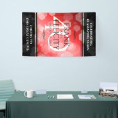 Elegant 40th Ruby Wedding Jubileum Celebration Spandoek (Beurs)