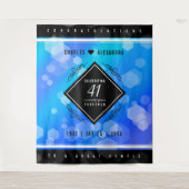 Elegant 41e trouwjubileum Blue Topaz Wandkleed (Voorkant)
