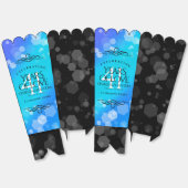 Elegant 41st Blue Topaz Wedding Jubileum Bedankdoosjes (Ongevouwen)