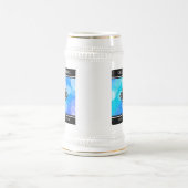 Elegant 41st Blue Topaz Wedding Jubileum Bierpul (Center)