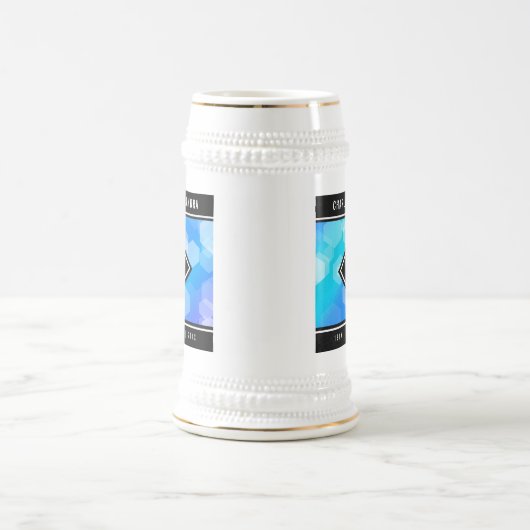 Elegant 41st Blue Topaz Wedding Jubileum Bierpul (Center)