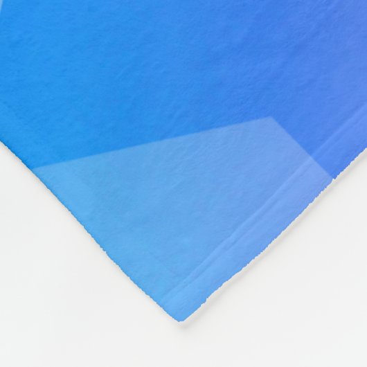 Elegant 41st Blue Topaz Wedding Jubileum Fleece Deken (Hoek)