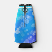 Elegant 41st Blue Topaz Wedding Jubileum Flesjeskoeler (Achterkant)