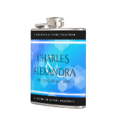 Elegant 41st Blue Topaz Wedding Jubileum Heupfles (Links)