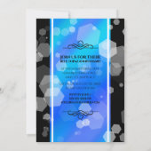 Elegant 41st Blue Topaz Wedding Jubileum Kaart (Achterkant)