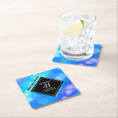 Elegant 41st Blue Topaz Wedding Jubileum Kartonnen Onderzetters (Insitu)