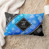 Elegant 41st Blue Topaz Wedding Jubileum Kussen (Deken)