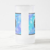 Elegant 41st Blue Topaz Wedding Jubileum Matglas Bierpul (Center)