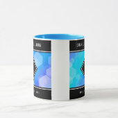 Elegant 41st Blue Topaz Wedding Jubileum Mok (Midden)