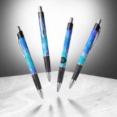 Elegant 41st Blue Topaz Wedding Jubileum Pen