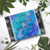 Elegant 41st Blue Topaz Wedding Jubileum Snijplank