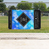 Elegant 41st Blue Topaz Wedding Jubileum Spandoek (Insitu)