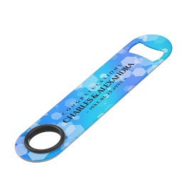 Elegant 41st Blue Topaz Wedding Jubileum Speed Flessenopener