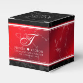 Elegant 42e Jasper Wedding Jubileum Bedankdoosjes (Voorkant Zijde)