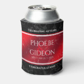 Elegant 42e Jasper Wedding Jubileum Blikjeskoeler (Blikje Achterkant)