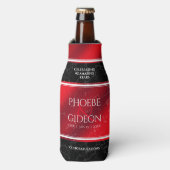 Elegant 42e Jasper Wedding Jubileum Flesjeskoeler (Fles Voorkant)