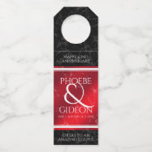 Elegant 42e Jasper Wedding Jubileum Flessenhanger (Achterkant)