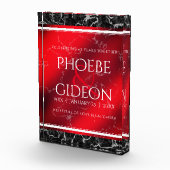 Elegant 42e Jasper Wedding Jubileum Fotoblokken (Rechts)