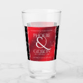 Elegant 42e Jasper Wedding Jubileum Glas (Achterkant)