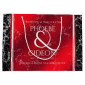 Elegant 42e Jasper Wedding Jubileum Groot Cadeauzakje (Achterkant)