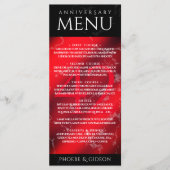 Elegant 42e Jasper Wedding Jubileum Menu (Voorkant)