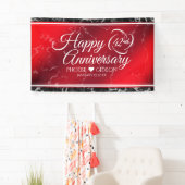 Elegant 42e Jasper Wedding Jubileum Spandoek (Insitu)