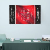 Elegant 42e Jasper Wedding Jubileum Spandoek (Beurs)