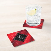 Elegant 42e Jasper Wedding Jubileum Square Kartonnen Onderzetters (Insitu)