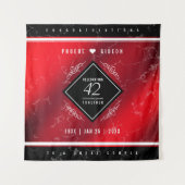 Elegant 42e Jasper Wedding Jubileum Wandkleed (Voorkant)