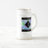 Elegant 43rd Opal Wedding Jubileum Celebration Bierpul (Voorkant rechts)