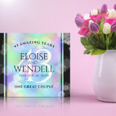 Elegant 43rd Opal Wedding Jubileum Celebration Canvas Afdruk