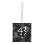 Elegant 43rd Opal Wedding Jubileum Celebration Decoratie (Rechts)