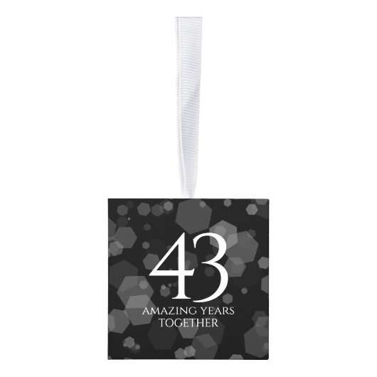 Elegant 43rd Opal Wedding Jubileum Celebration Decoratie (Rechts)