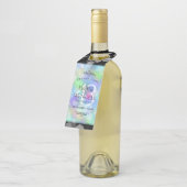 Elegant 43rd Opal Wedding Jubileum Celebration Flessenhanger (Schuin)