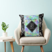 Elegant 43rd Opal Wedding Jubileum Celebration Kussen (Stoel)