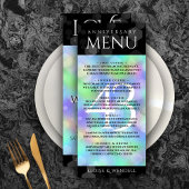 Elegant 43rd Opal Wedding Jubileum Celebration Menu