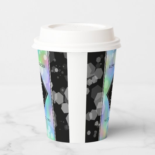 Elegant 43rd Opal Wedding Jubileum Celebration Papieren Bekers (Links)