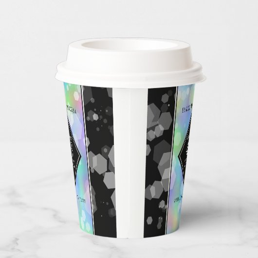 Elegant 43rd Opal Wedding Jubileum Celebration Papieren Bekers (Rechts)