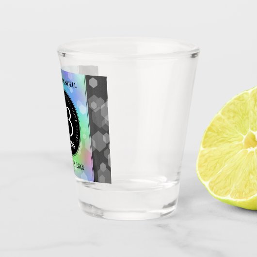 Elegant 43rd Opal Wedding Jubileum Celebration Shot Glas (Rechts)