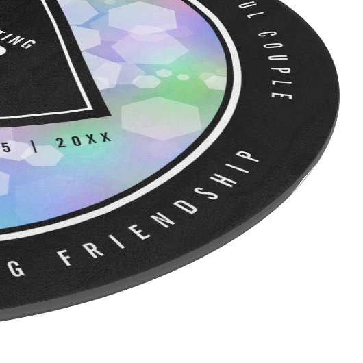 Elegant 43rd Opal Wedding Jubileum Celebration Snijplank (Hoek)