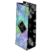 Elegant 43rd Opal Wedding Jubileum Celebration Wijn Cadeautas (Achterkant Gekanteld)