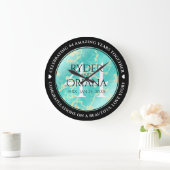 Elegant 44th Turquoise Wedding Jubileum Grote Klok (Huis)