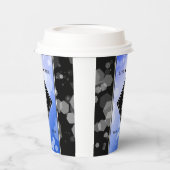 Elegant 45th Sapphire Wedding Jubileum Papieren Bekers (Links)