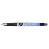 Elegant 45th Sapphire Wedding Jubileum Pen (Voorkant)