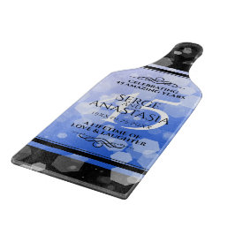 Elegant 45th Sapphire Wedding Jubileum Snijplank