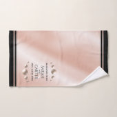 Elegant 46th Pearl Wedding Jubileum Celebration Bad Handdoek (Handdoek)