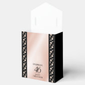 Elegant 46th Pearl Wedding Jubileum Celebration Bedankdoosjes (Geopend)