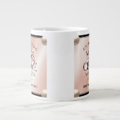 Elegant 46th Pearl Wedding Jubileum Celebration Grote Koffiekop (Voorkant)